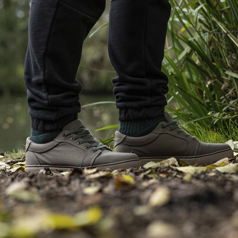 Fox Khaki Canvas Shoes